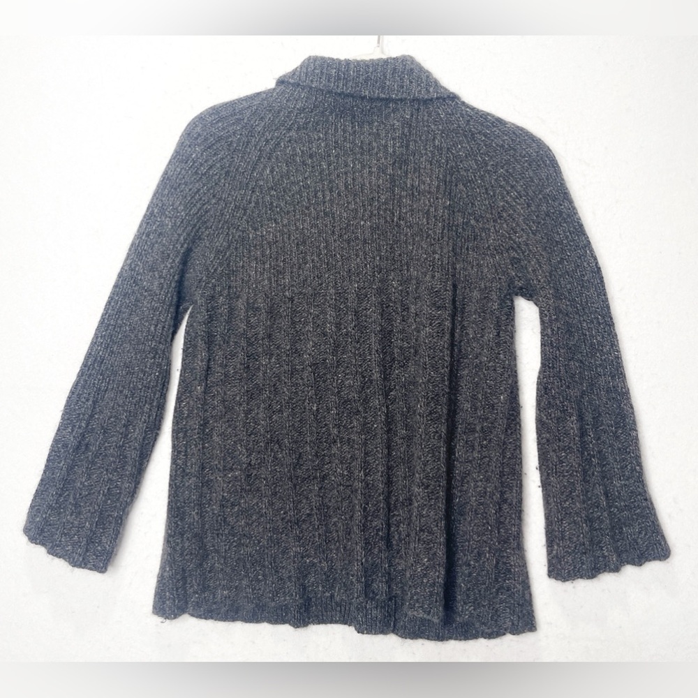 Neiman Marcus Collection Gray 100% Cashmere Button Front Cardigan Sweater Medium - Picture 2 of 5